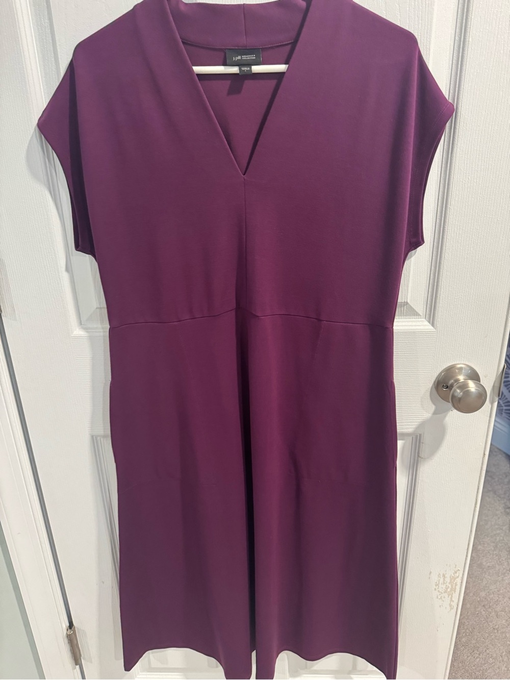 J. Jill Plum Wearever Midi Dress